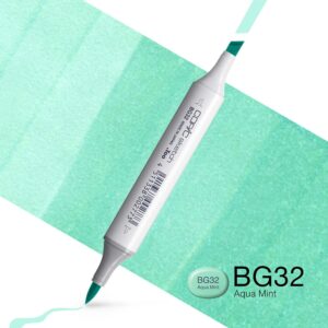 Copic Marker Sketch - BG32 Aqua Mint