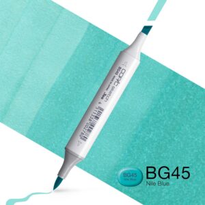 Copic Marker Sketch - BG45 Nile Blue