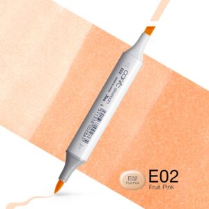 Copic Marker Sketch - E02 Fruit Pink