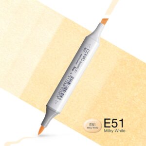 Copic Marker Sketch - E51 Milky White