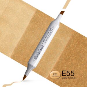 Copic Marker Sketch - E55 Light Camel