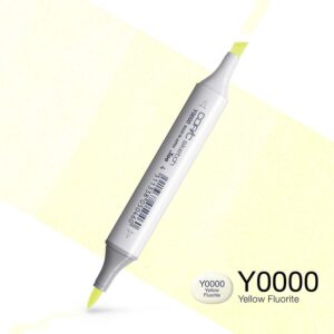Copic Marker Sketch - Y0000 Yellow Fluorite