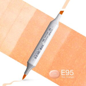 Copic Marker Sketch - E95 Tea Orange