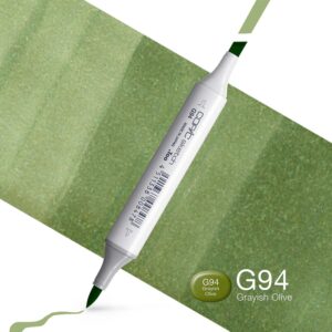 Copic Marker Sketch - G94 Grayish Olive