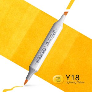 Copic Marker Sketch - Y18 Lightning Yellow