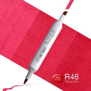 Copic Marker Sketch - R46 Strong Red