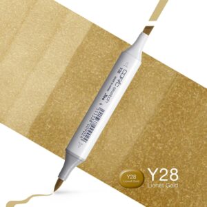 Copic Marker Sketch - Y28 Lionet Gold