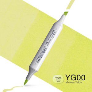 Copic Marker Sketch - YG00 Mimosa Yellow
