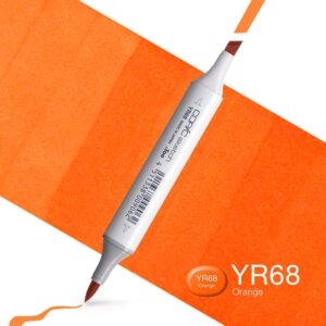 Copic Marker Sketch - YR68 Orange