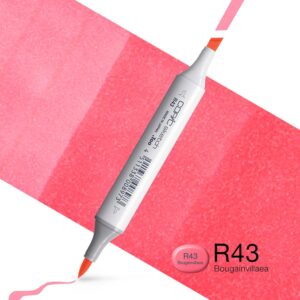 Copic Marker Sketch - R43 Bougainvillaea