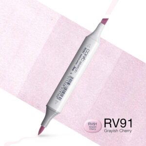Copic Marker Sketch - RV91 Grayish Cherry