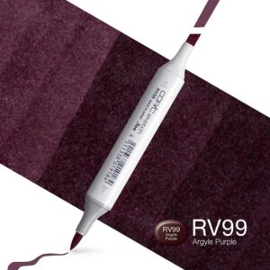 Copic Marker Sketch - RV99 Argyle Purple