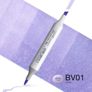 Copic Marker Sketch - BV01 Viola