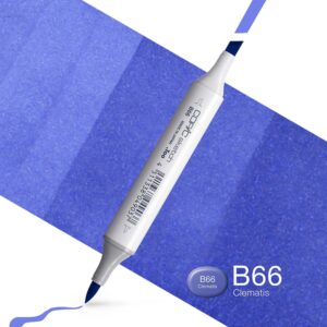 Copic Marker Sketch - B66 Clematis