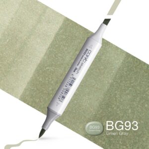 Copic Marker Sketch - BG93 Green Gray