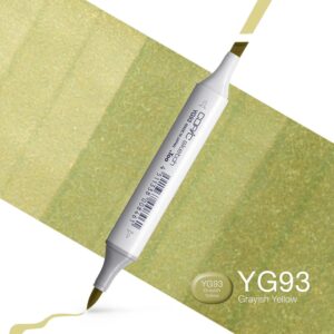 Copic Marker Sketch - YG93 Grayish Yellow