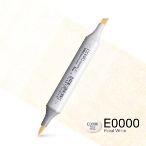 Copic Marker Sketch - E0000 Floral White