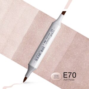 Copic Marker Sketch - E70 Ash Rose
