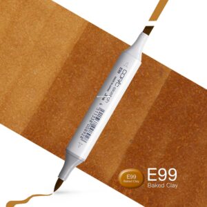Copic Marker Sketch - E99 Baked Clay