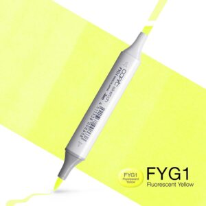 Copic Marker Sketch - FYG1 Fluorescent Yellow