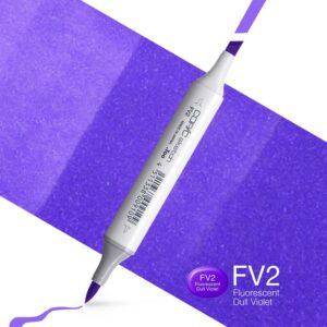 Copic Marker Sketch - FV2 Fluorescent Dull Violet