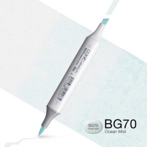 Copic Marker Sketch - BG70 Ocean Mist