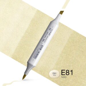 Copic Marker Sketch - E81 Ivory