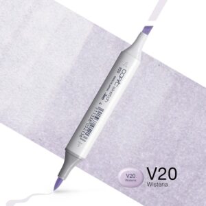 Copic Marker Sketch - V20 Wisteria