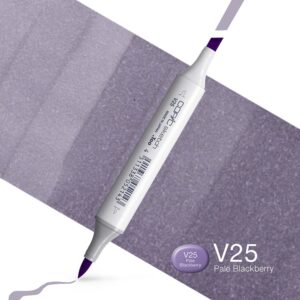 Copic Marker Sketch - V25 Pale Blackberry