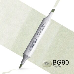 Copic Marker Sketch - BG90 Gray Sky