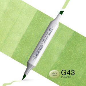Copic Marker Sketch - G43 Pistachio