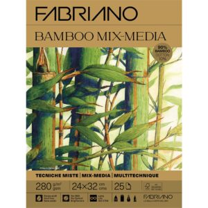 Fabriano Bamboo Mix Media 280g 24x32cm - 25 ark