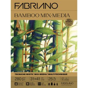 Fabriano Bamboo Mix Media 280g 31x41cm - 25 ark