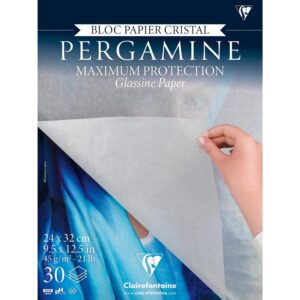 Clairefontaine Pergamine papirblokk - 45g 30ark - 24x32cm