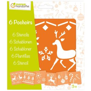 My Mandarine Sjablongsett 6 motiver - Jul 2