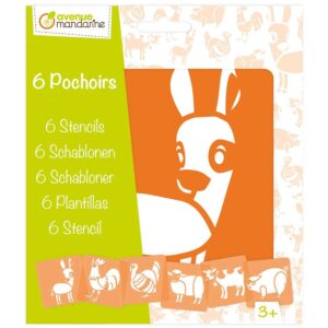 My Mandarine Sjablongsett 6 motiver - Bondegårdsdyr