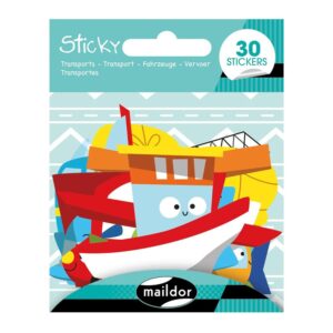 My Mandarine Sticky Klistremerker - Transportmiddel