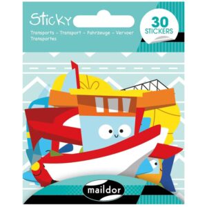 My Mandarine Sticky Klistremerker - Transportmiddel