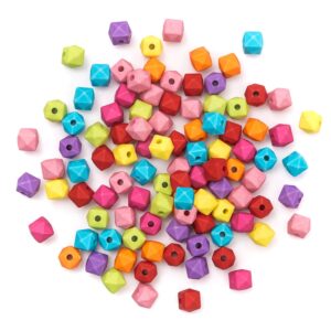 dpCraft Plastperler geometrisk 8x7mm 30g - Fargemix