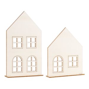 Figursett i tre 2stk - Hus