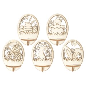 Figursett i tre 5stk - Egg Ø: 76mm - Påskeegg
