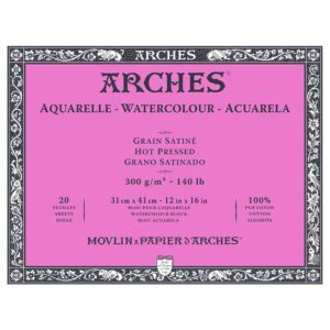 Arches Aquarelle Akvarellblokk HP 300g 20ark - 31x41cm