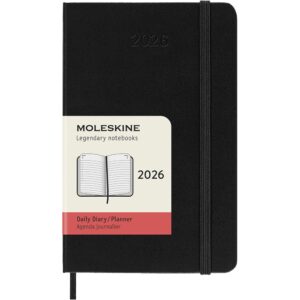 Moleskine Planner 2026 12m Hard P Dag - Black