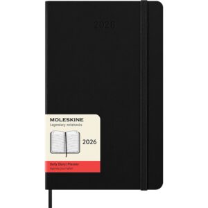 Moleskine Planner 2026 12m Hard L Dag - Black