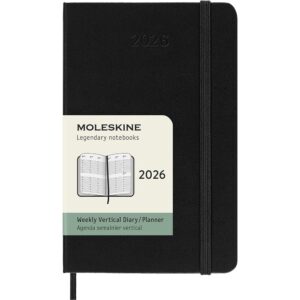 Moleskine Planner 2026 12m Hard P Uke Vert - Black