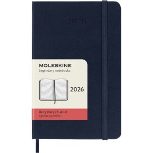 Moleskine Planner 2026 12m Hard P Dag - Sap.Blue