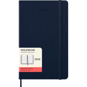 Moleskine Planner 2026 12m Hard L Dag - Sap.Blue