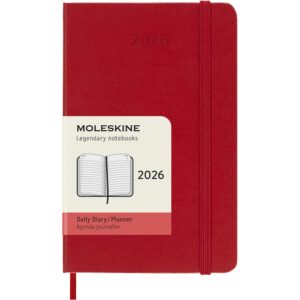 Moleskine Planner 2026 12m Hard P Dag - Red