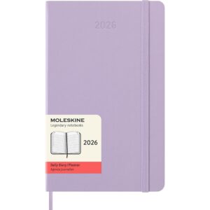 Moleskine Planner 2026 12m Hard L Dag - Pastel Lilac