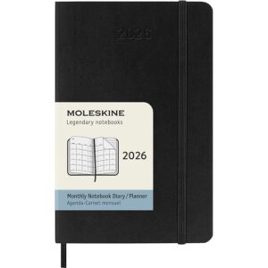 Moleskine Planner 2026 12m Soft P Måned Notat - Black